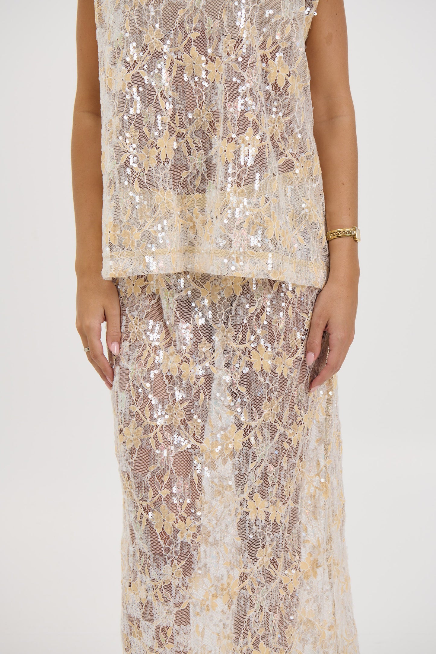 Fern Skirt Gold - FINAL SALE