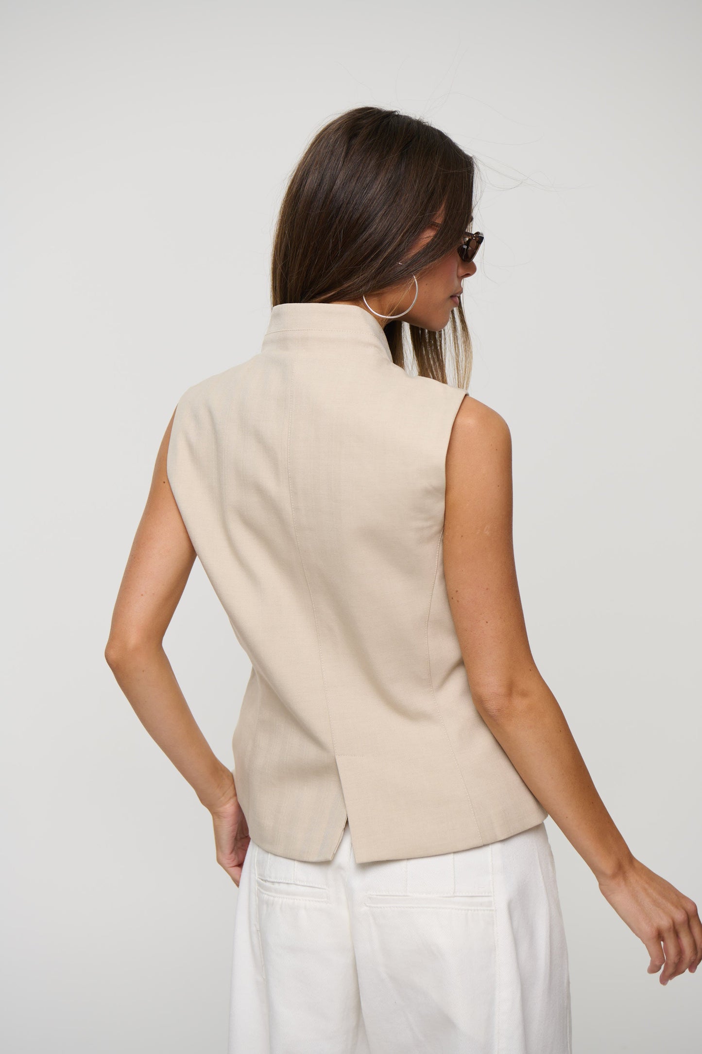 Angeline Vest Sand