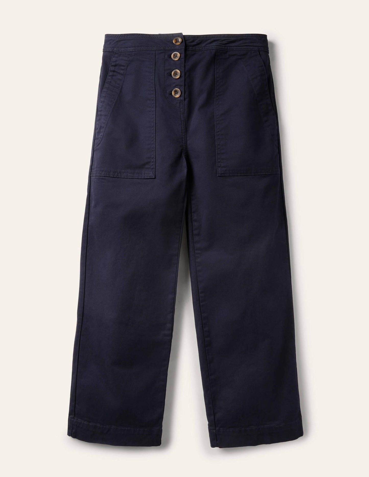 Beaufort Button Fly Pants-Navy