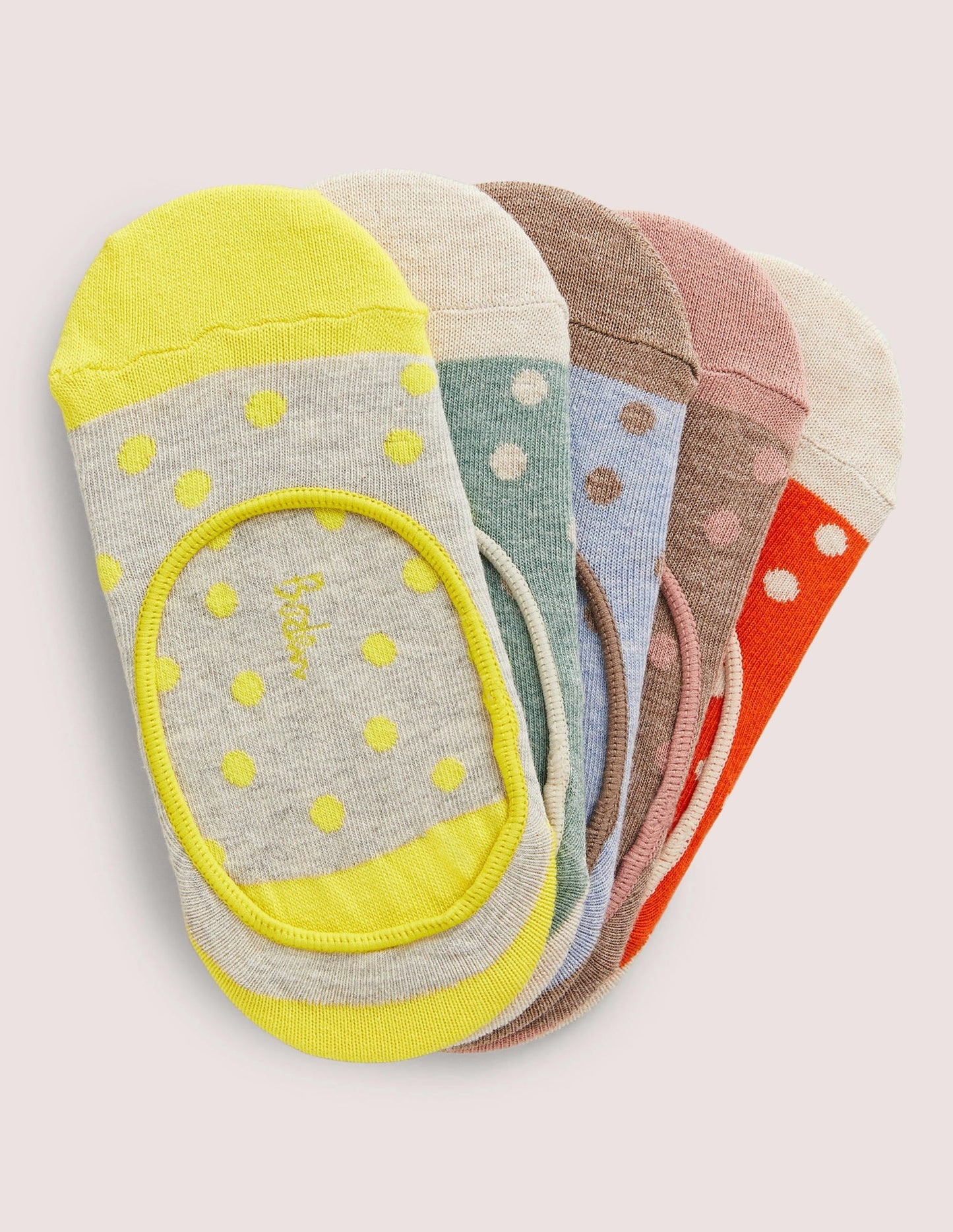 5 Pack Secret Socks-Multi Delicate Spot