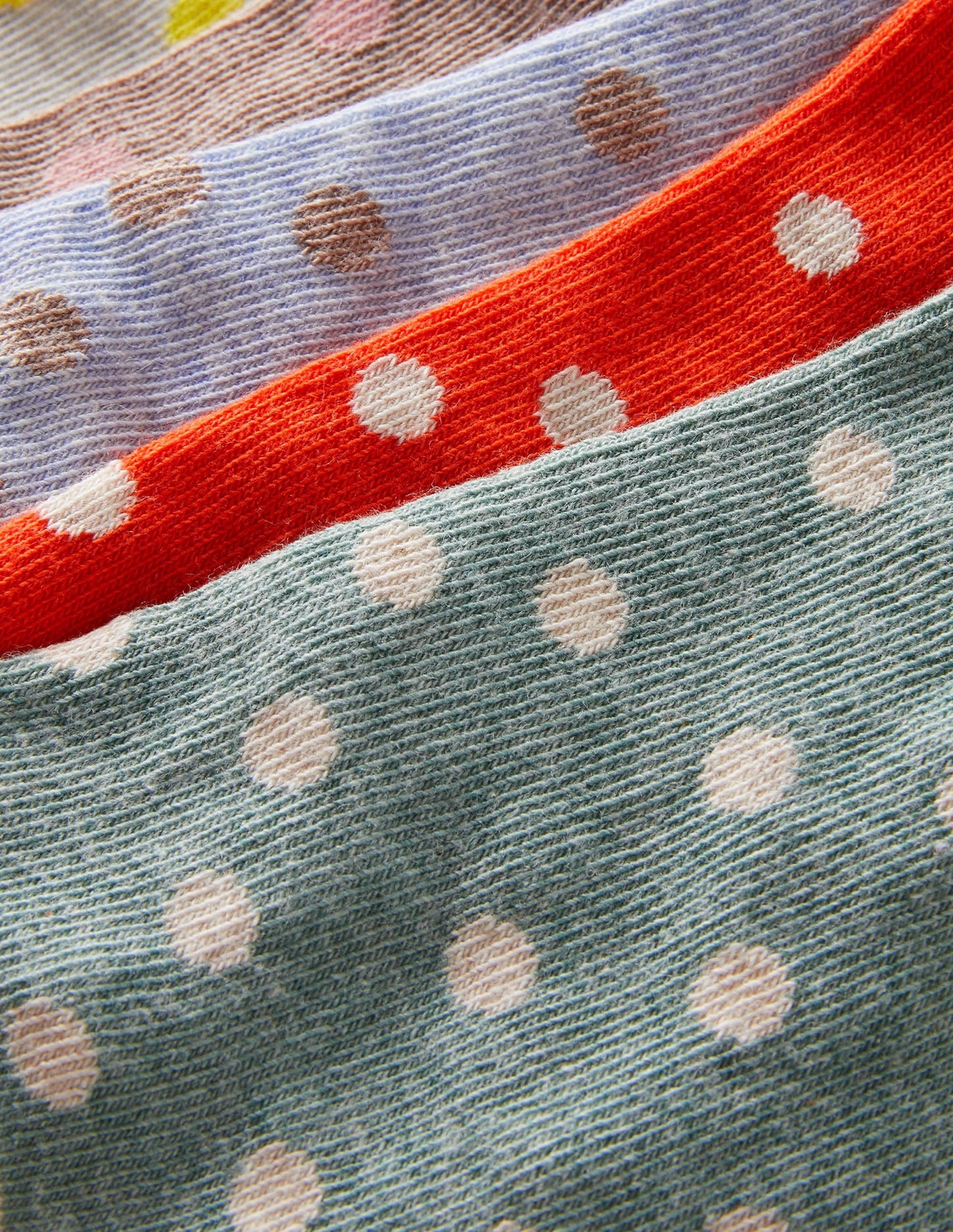 5 Pack Trainer Socks-Multi Delicate Spot