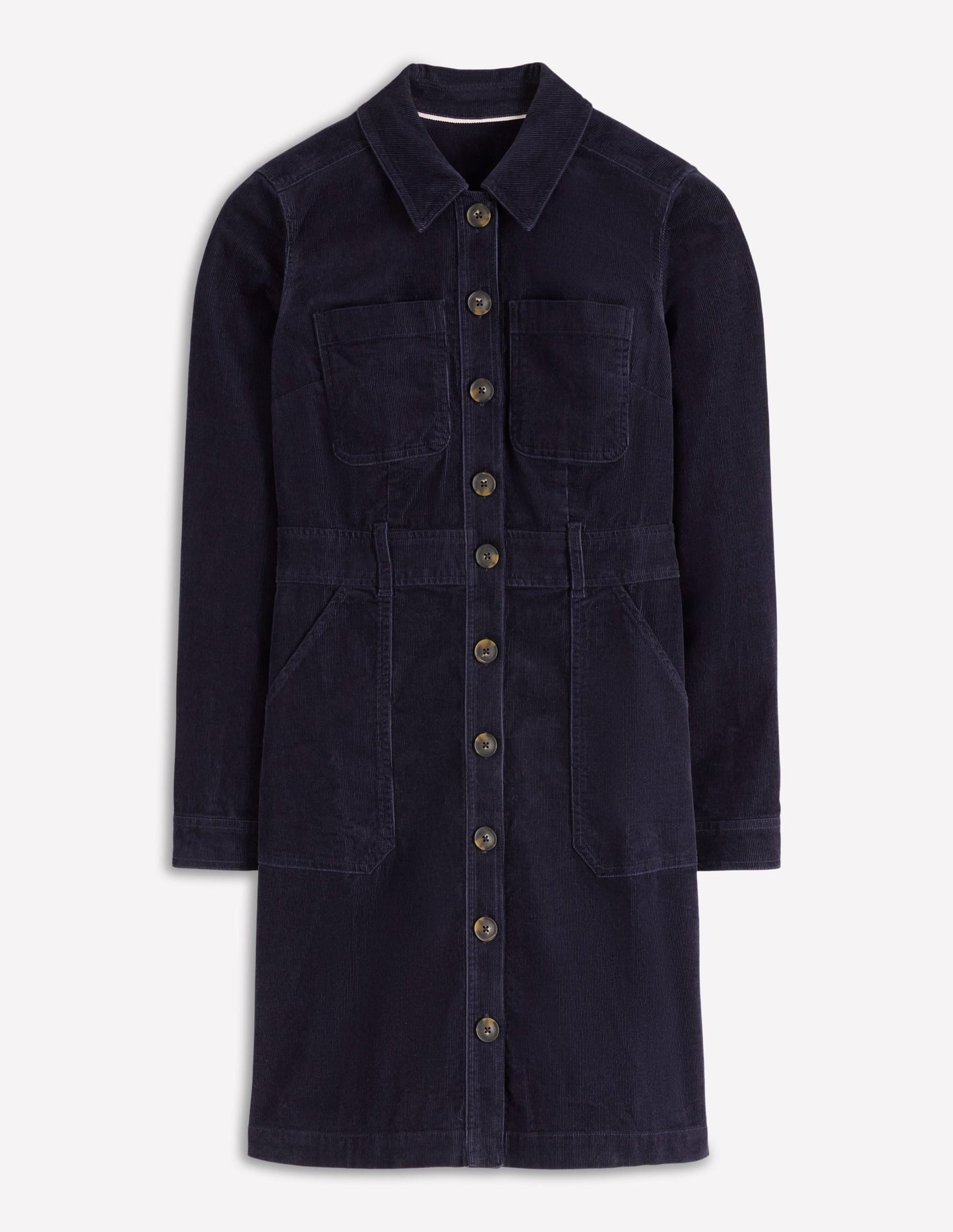 Amanda Cord Short Dress-Navy