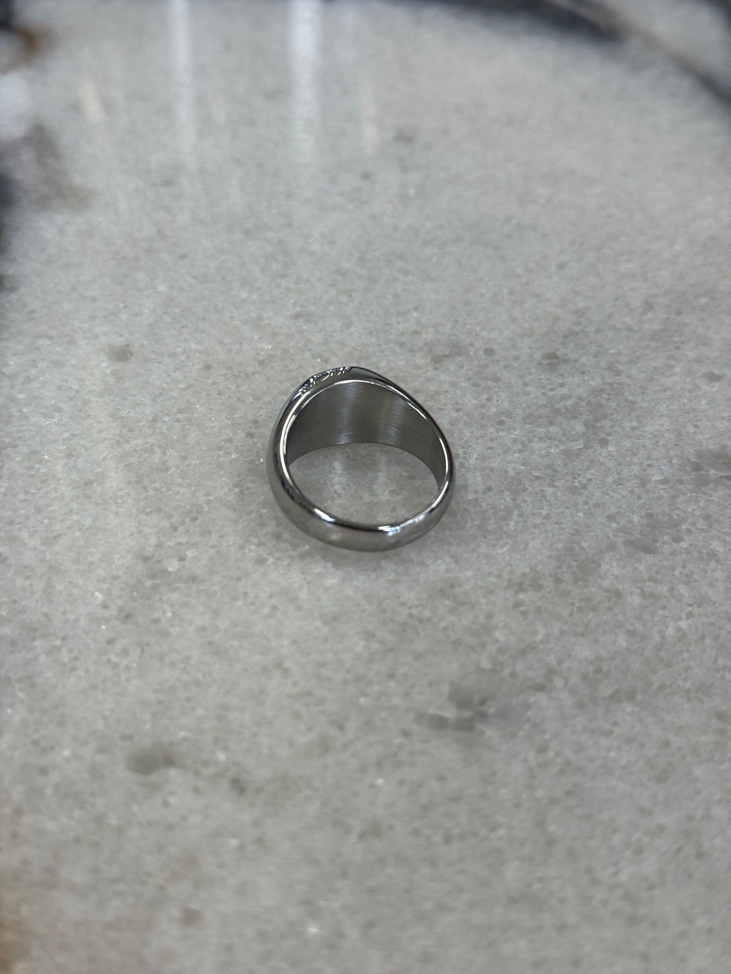 Dome Signet Ring Silver