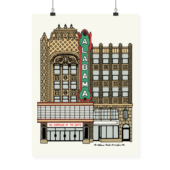 "Alabama Theatre" Neighborhood Series Print