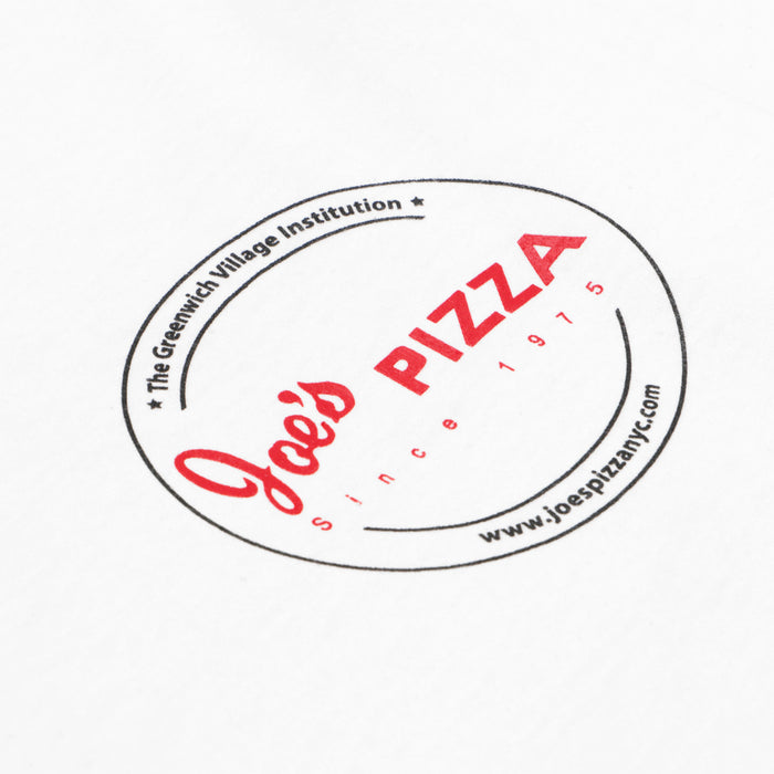 Joe's Pizza- White Tee