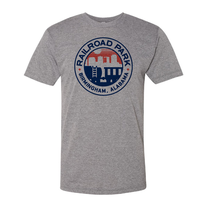 "Railroad Park" Grey Unisex T-Shirt