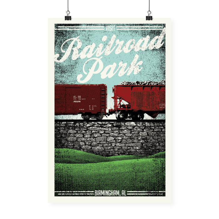 "Visit Railroad Park" Print