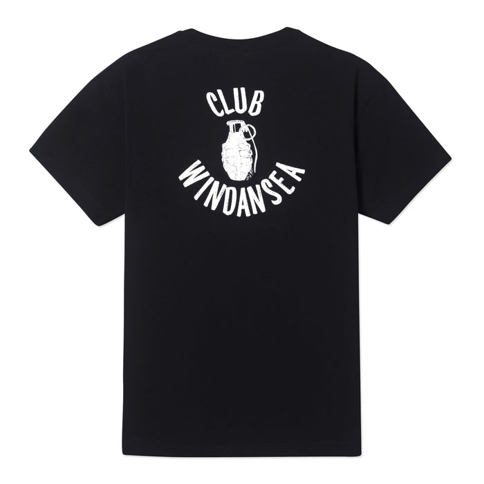 100% Cotton T-shirt (Mac Meda Club Windansea Tee - Black)