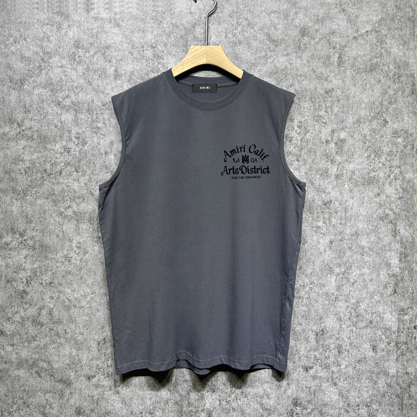 Amiri tank top artistic word printing