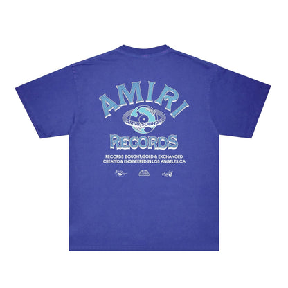 Amiri Washed Distressed T Shirt Printed Trendy Pure Cotton