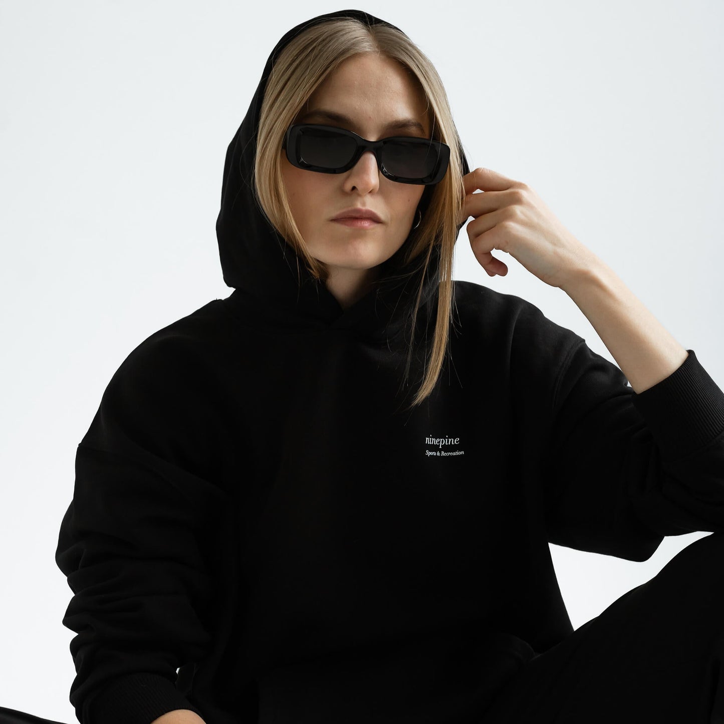 Relaxed Serif Hoodie