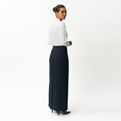 Tailored Ponte Maxi Skirt