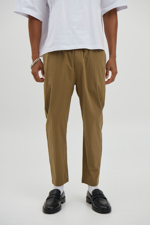 Locky Straight Pant Khaki - FINAL SALE