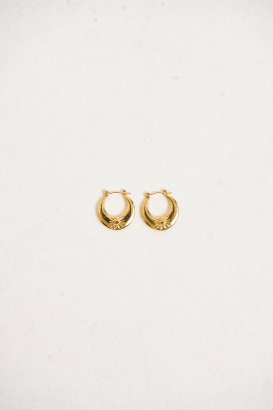Heidi Hoop Earring Gold