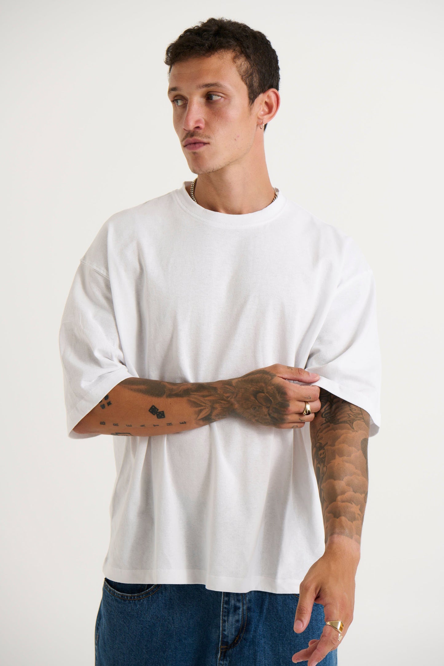 Jakey Soft Cotton Tee White - FINAL SALE