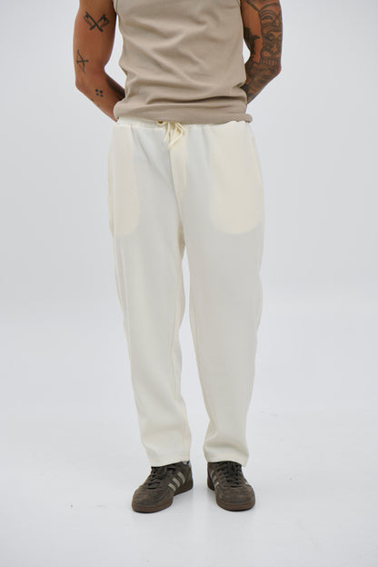 Lawrence Ribbed Pants Ivory - FINAL SALE