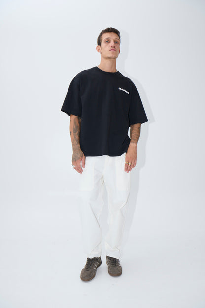 Damien Straight Pant Ivory - FINAL SALE