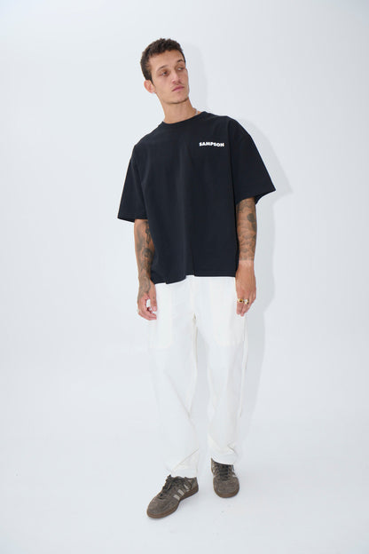 Damien Straight Pant Ivory - FINAL SALE