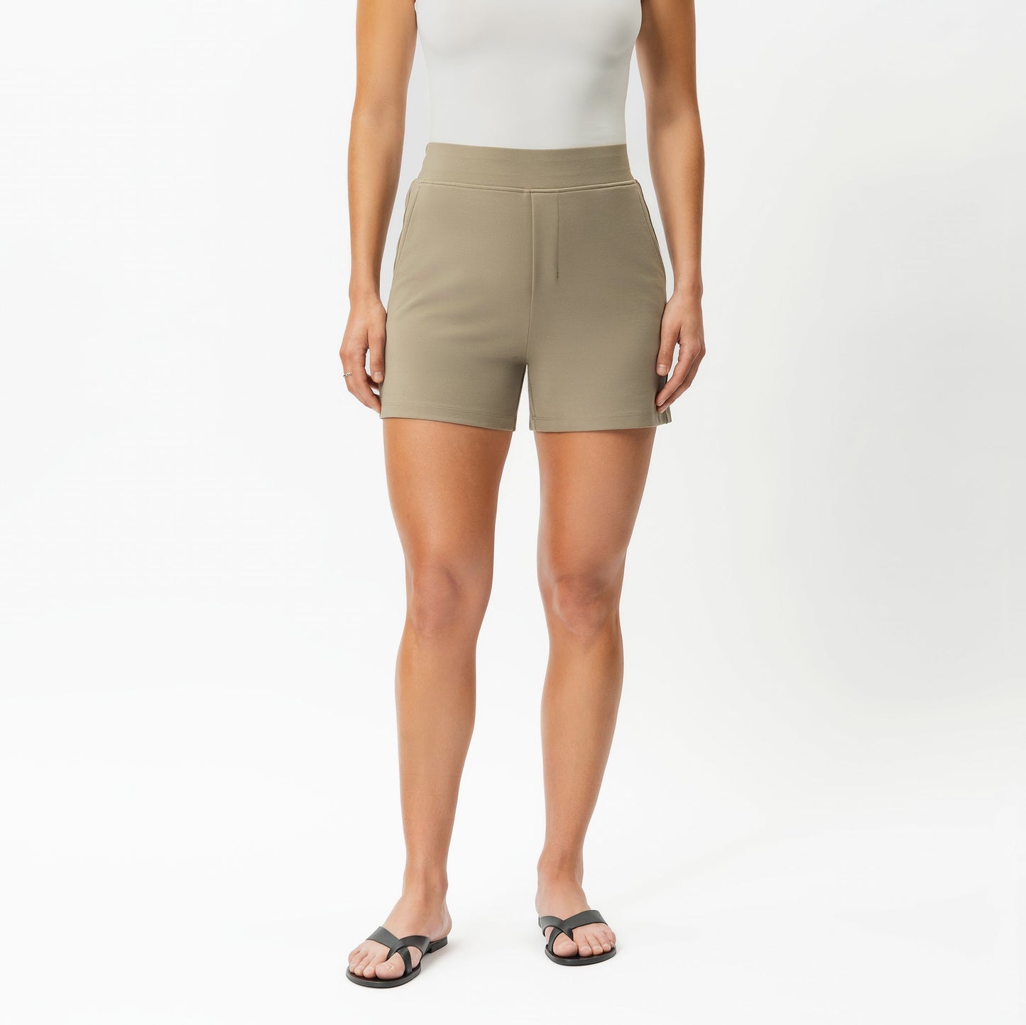 Light Ponte Shorts