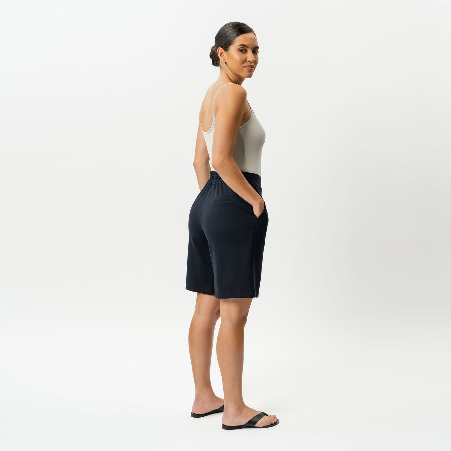 Light Ponte Shorts