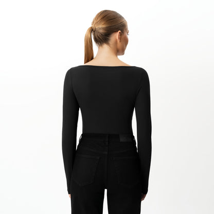 Soft Boatneck Long-sleeve