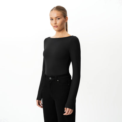Soft Boatneck Long-sleeve