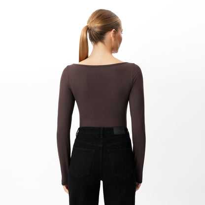 Soft Boatneck Long-sleeve