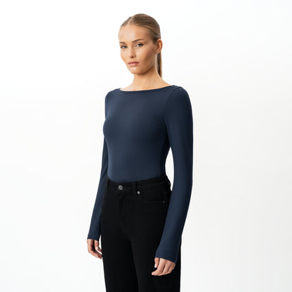 Soft Boatneck Long-sleeve