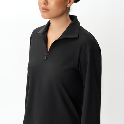 Asana Relaxed Quarter-zip