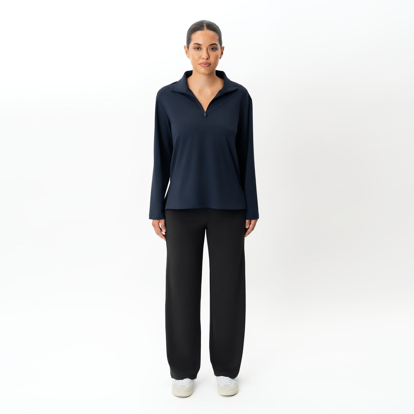 Asana Relaxed Quarter-zip