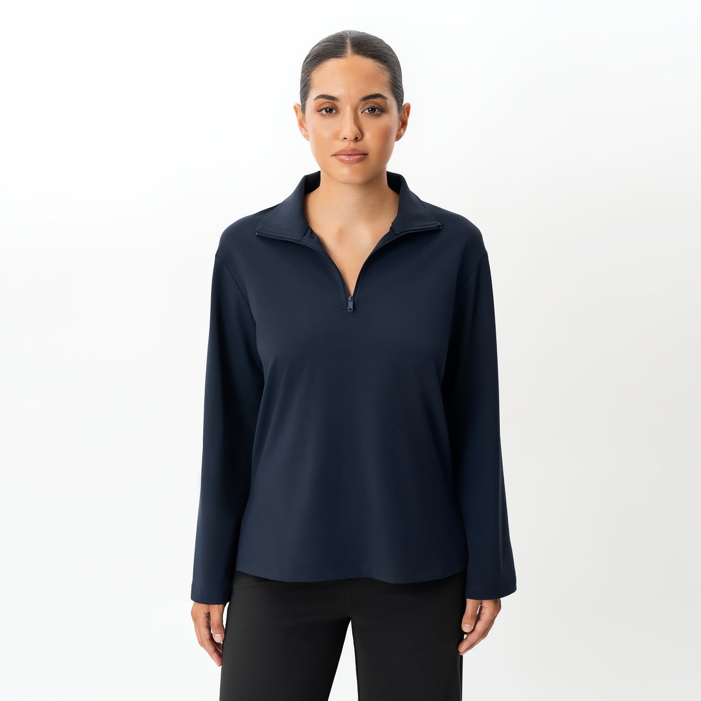 Asana Relaxed Quarter-zip