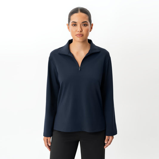 Asana Relaxed Quarter-zip