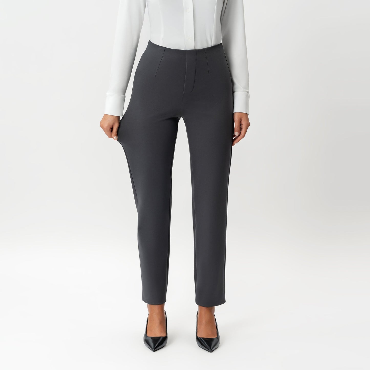 Tailored Ponte Straight Trouser