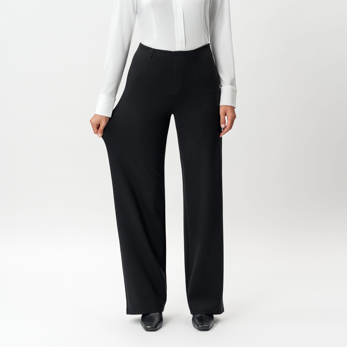 Tailored Ponte Relaxed Trouser