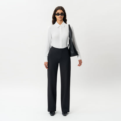 Tailored Ponte Relaxed Trouser