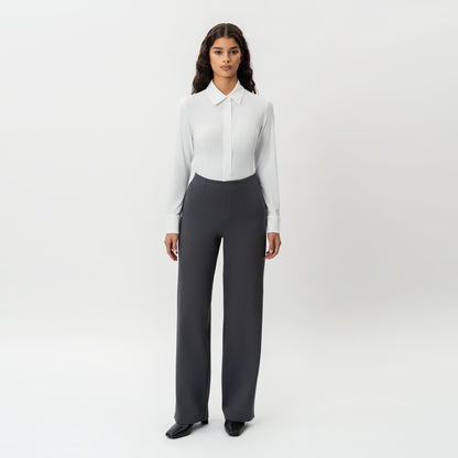 Tailored Ponte Relaxed Trouser