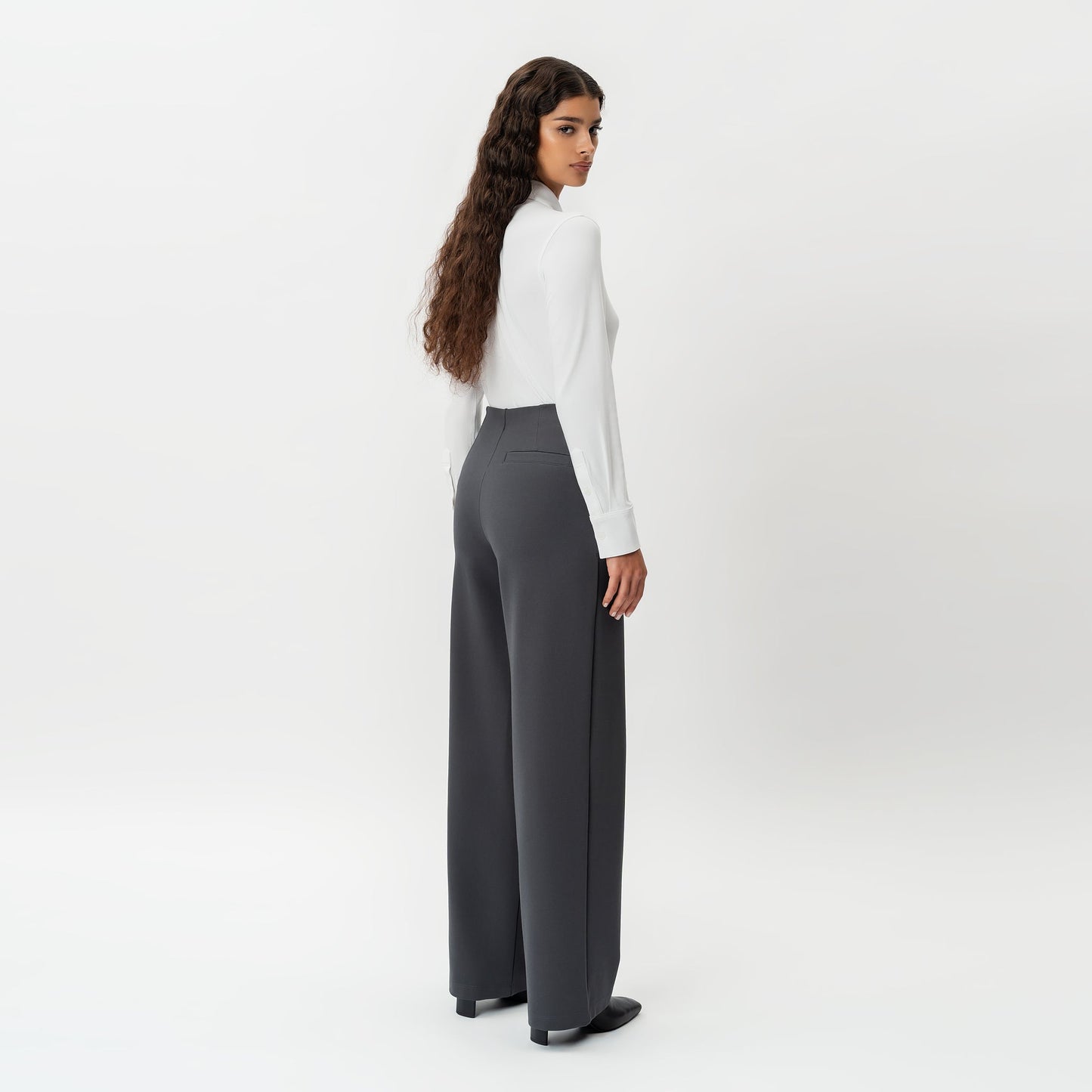 Tailored Ponte Relaxed Trouser