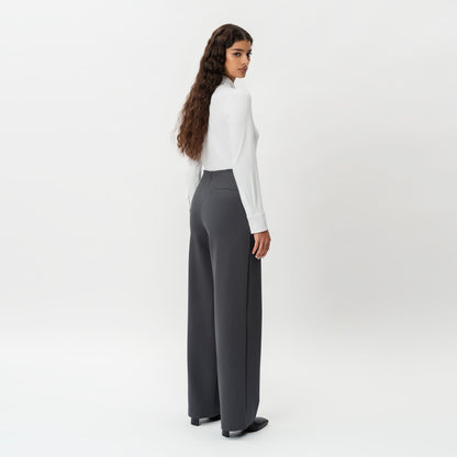 Tailored Ponte Relaxed Trouser