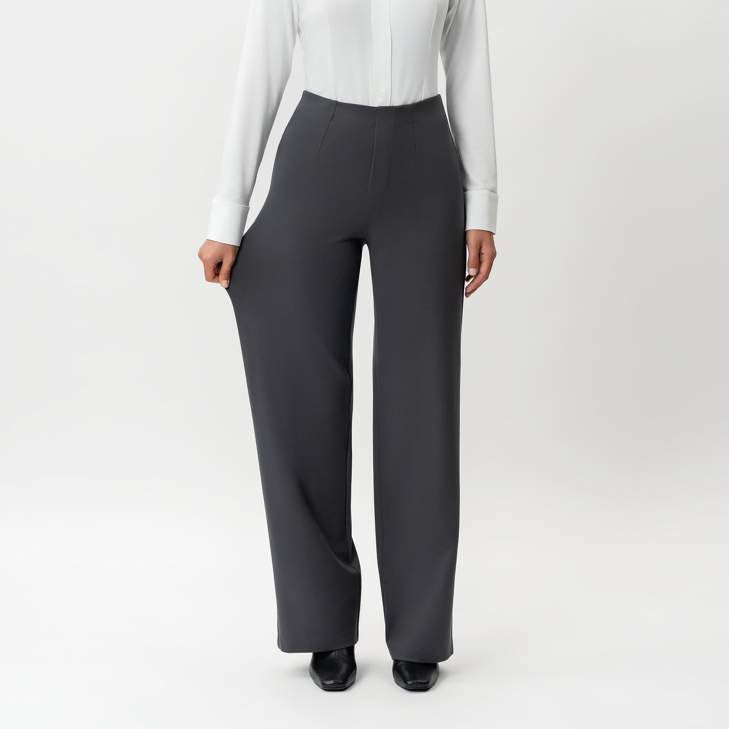 Tailored Ponte Relaxed Trouser