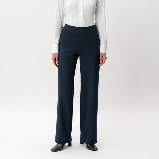 Tailored Ponte Relaxed Trouser