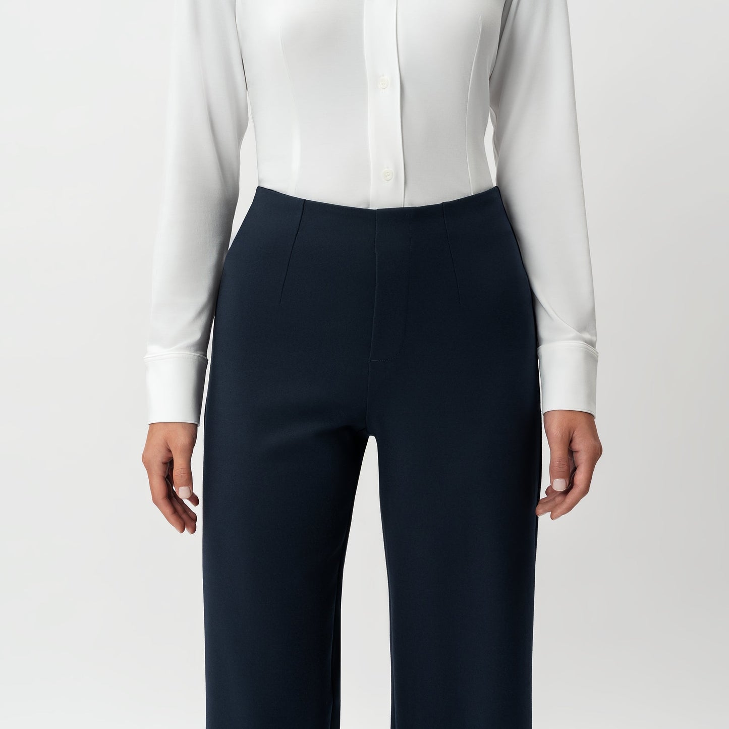 Tailored Ponte Relaxed Trouser