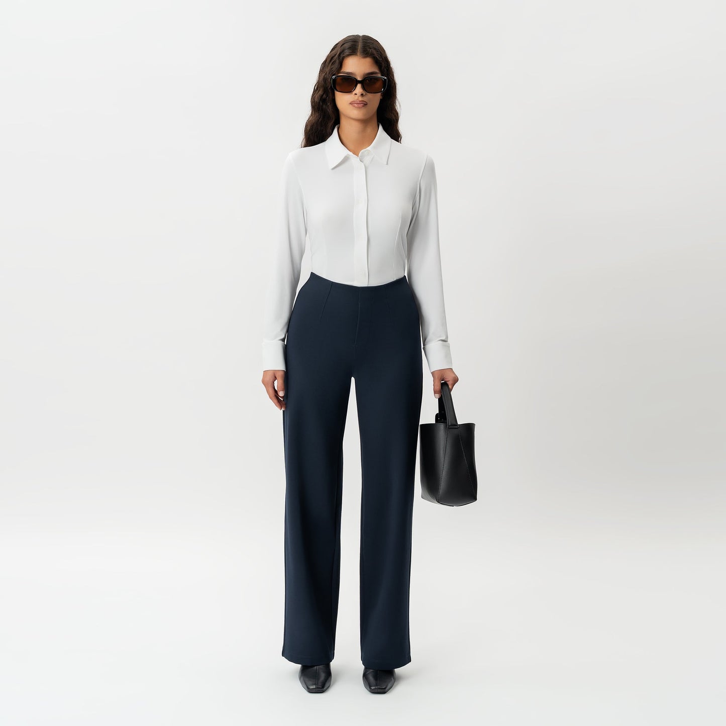 Tailored Ponte Relaxed Trouser