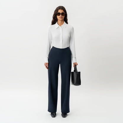 Tailored Ponte Relaxed Trouser