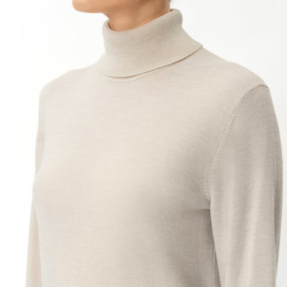 Merino Wool Relaxed Turtleneck