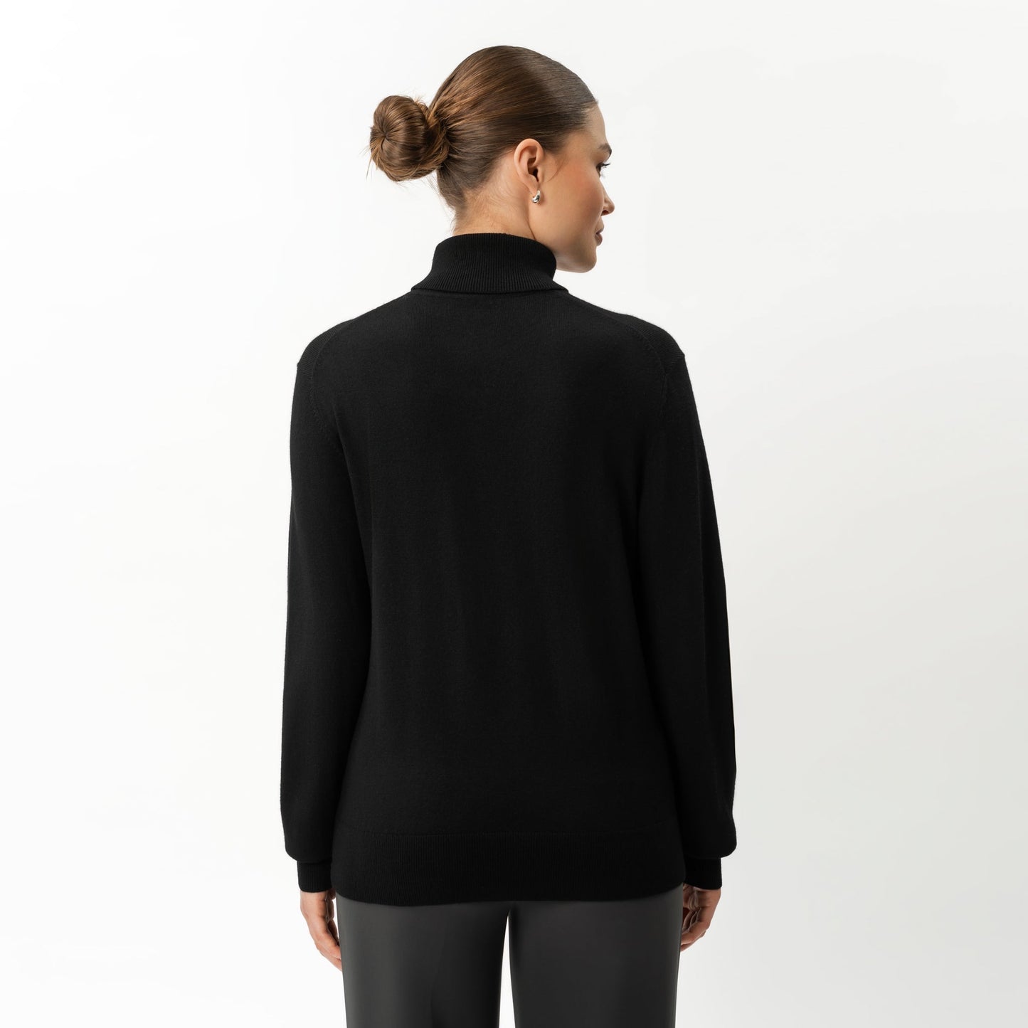 Merino Wool Relaxed Turtleneck
