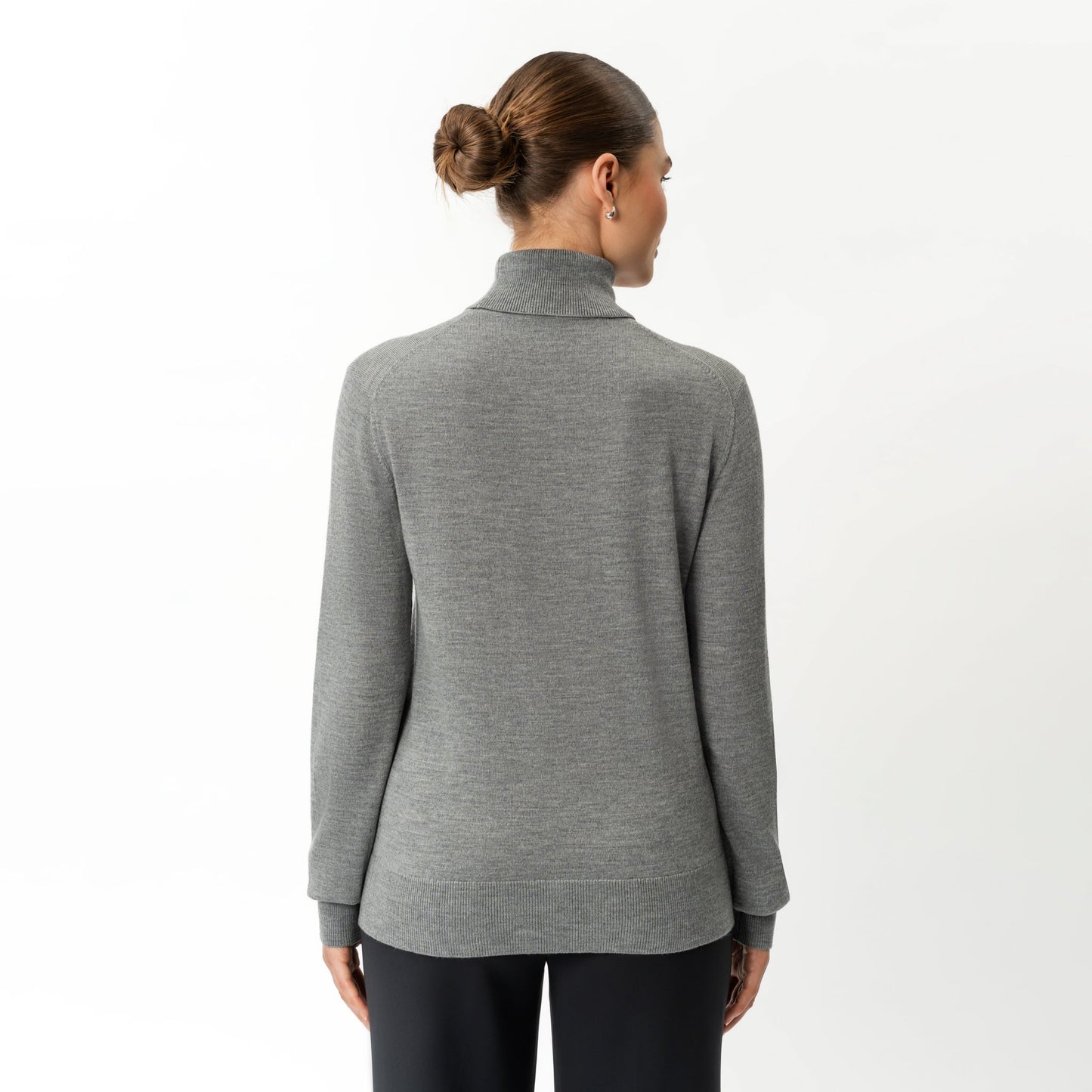Merino Wool Relaxed Turtleneck