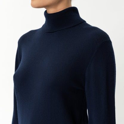 Merino Wool Relaxed Turtleneck