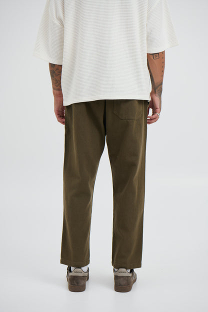 Jordan Relaxed Pant Olive - FINAL SALE