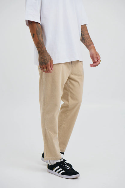 Lionel Cord Jogger Sand - FINAL SALE