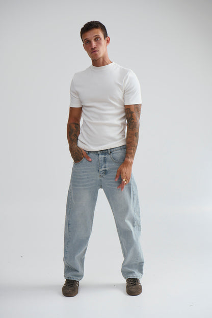 Cooper Fitted Tee White